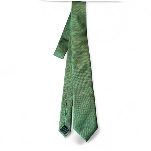 Ted Baker London Iridescent Green Mens Tie - Picture 1 of 8